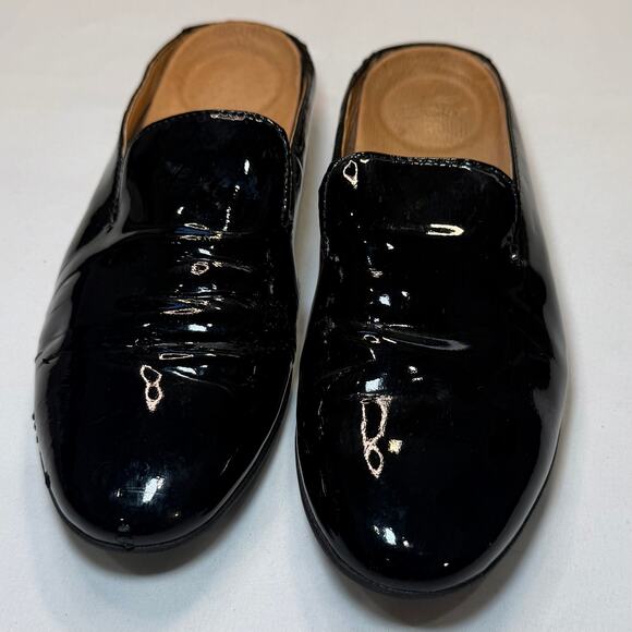 Dansko Lexie Mule Black Patent Leather Slip On Clog Womens 40 Comfort Shoe - Picture 5 of 12